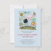 Virtual Birthday Party Thema Einladung (Vorderseite)