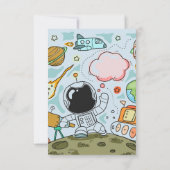 Virtual Birthday Party Thema Einladung (Rückseite)