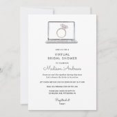 Virtual Brautparty Einladung (Vorderseite)
