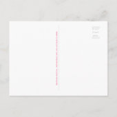 Virtual Brautparty Mailbox für Dusche per Mail Einladungspostkarte (Rückseite)