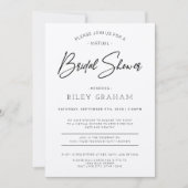 Virtual Bridal-Dusche Einladung (Vorderseite)