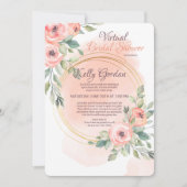 Virtual Bridal-Dusche Einladung (Vorderseite)