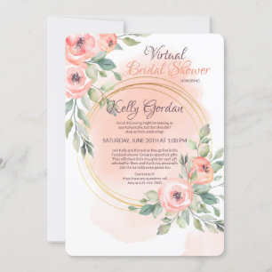 Virtual Bridal-Dusche Einladung
