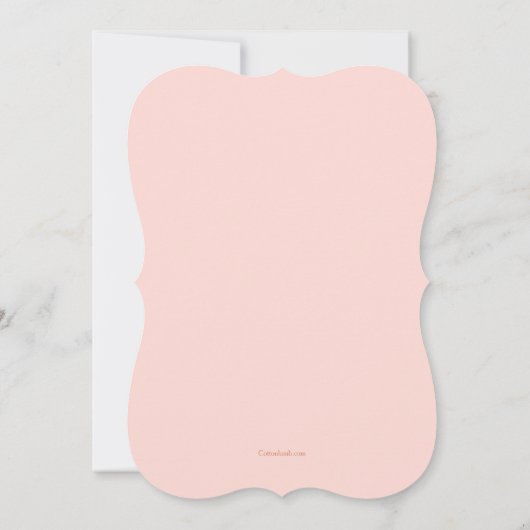 Virtual Bridal-Dusche Einladung (Rückseite)