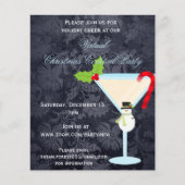 Virtual Christmas Cocktail Party Martini Budget (Vorderseite)