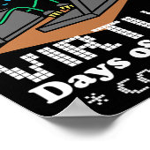 Virtual Days of School Remote Learning Elearning Q Poster (Ecke)