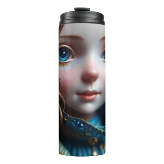 Virtual Doll (Barbara): Thermosbecher (Vorderseite)