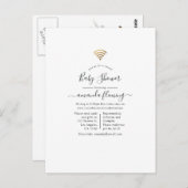 Virtual Dusche Postkarte (Vorne/Hinten)