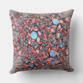 Virtual entalhada nas cores azul e salmão kissen (Rückseite)