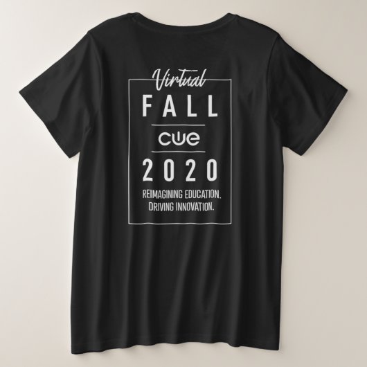 Virtual Fall CUE T - Shirt (Design Rückseite)
