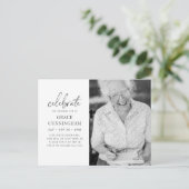 Virtual feiert das Phantastische Leben des moderne Einladungspostkarte (Stehend Vorderseite)