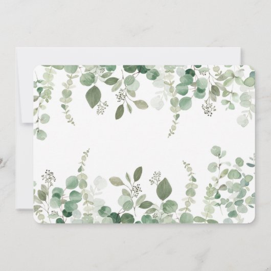 Virtual Gender Reveal blauen rosa Ballons Grün Einladung (Rückseite)