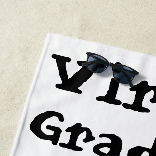 Virtual Graduate for Real Strandtuch (Beispiel)