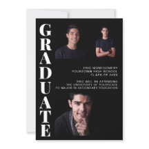 Virtual Graduation Party 3 Foto Black