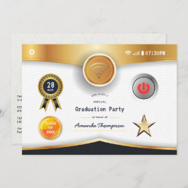 Virtual Graduation Party Einladung