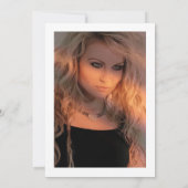 Virtual Graduation Party Foto Einladung (Rückseite)