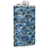 Virtual Grey blue rustic Keramik Fliesen mit Fehle Flachmann (Rechts)