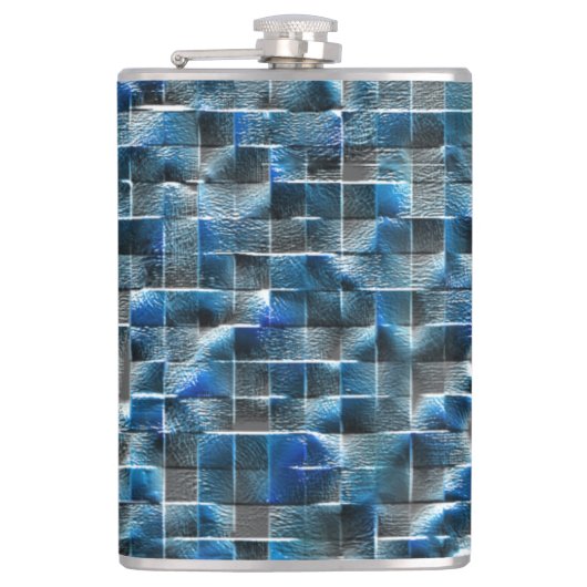 Virtual Grey blue rustic Keramik Fliesen mit Fehle Flachmann (Vorderseite)