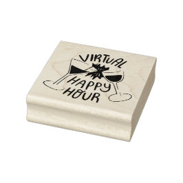 Virtual Happy Hour Gummistempel