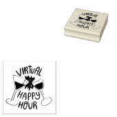 Virtual Happy Hour Gummistempel (Stempel)