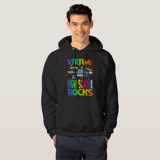 Virtual High School Rocks Back To School Hoodie (Vorne ganz)