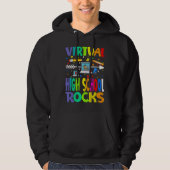 Virtual High School Rocks Back To School Hoodie (Vorderseite)