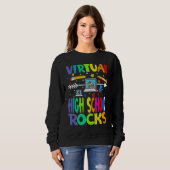 Virtual High School Rocks Back To School Sweatshirt (Vorne ganz)