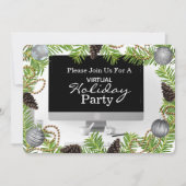 Virtual Holiday Party Einladung (Vorderseite)