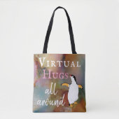 Virtual Hugs überall Tasche (Vorderseite)
