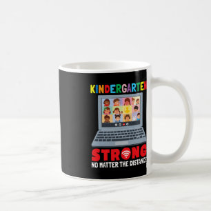 Virtual Kindergarten Spaß 100 Tage Schullehrgang Kaffeetasse