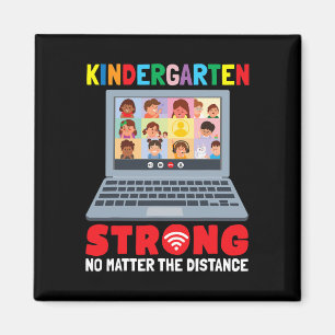 Virtual Kindergarten Spaß 100 Tage Schullehrgang Magnet