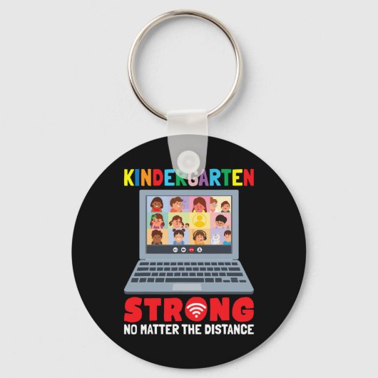 Virtual Kindergarten Spaß 100 Tage Schullehrgang Schlüsselanhänger (Vorderseite)