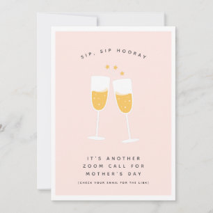Virtual Lockdown Pandemic Funny Happy Mother Day Feiertagskarte