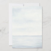 Virtual Nautical Ocean Baby Shower Einladung (Rückseite)