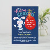 Virtual Oaster Egg Hunt! Einladungen für Video-Cha (Stehend Vorderseite)