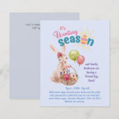 Virtual Oaster Egg Hunt! Einladungen für Video-Cha (Vorne/Hinten)