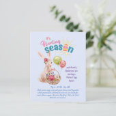 Virtual Oaster Egg Hunt! Einladungen für Video-Cha (Stehend Vorderseite)