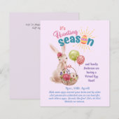 Virtual Oaster Egg Hunt! Einladungen für Video-Cha (Vorne/Hinten)