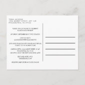 Virtual Oh Baby Blue Baby Feet Baby Boy Dusche Einladungspostkarte (Rückseite)