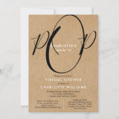 Virtual Online-Ferndusche per Mail Einladung (Vorderseite)