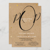 Virtual Online-Ferndusche per Mail Einladung (Vorne/Hinten)