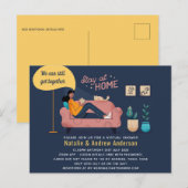 Virtual Party Baby Brautparty Geburtstag Grad. Postkarte (Vorne/Hinten)