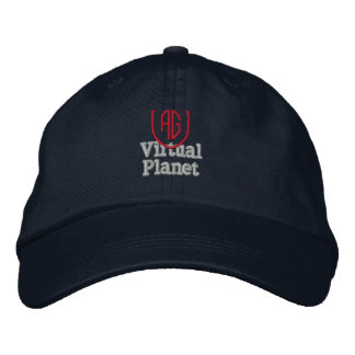 Virtual Planet Navy Blue Hat Bestickte Baseballkappe
