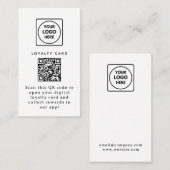 Virtual QR | Custom Digital Reward Business Link Treuekarte (Vorne/Hinten)