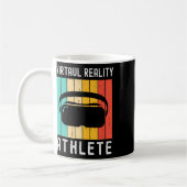 Virtual Reality Athlet Geek Gamer Retro Vr Gaming Kaffeetasse (Links)