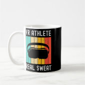 Virtual Reality Athlet Geek Gamer Retro Vr Gaming Kaffeetasse (Links)