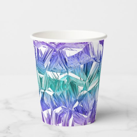 virtual reality crystal on white : pappbecher (Rückseite)