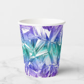 virtual reality crystal on white : pappbecher (Vorderseite)