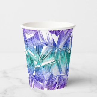 virtual reality crystal on white : pappbecher