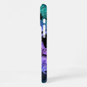 virtual reality, dark crystal gradient iPhone hülle (Linke Seite)